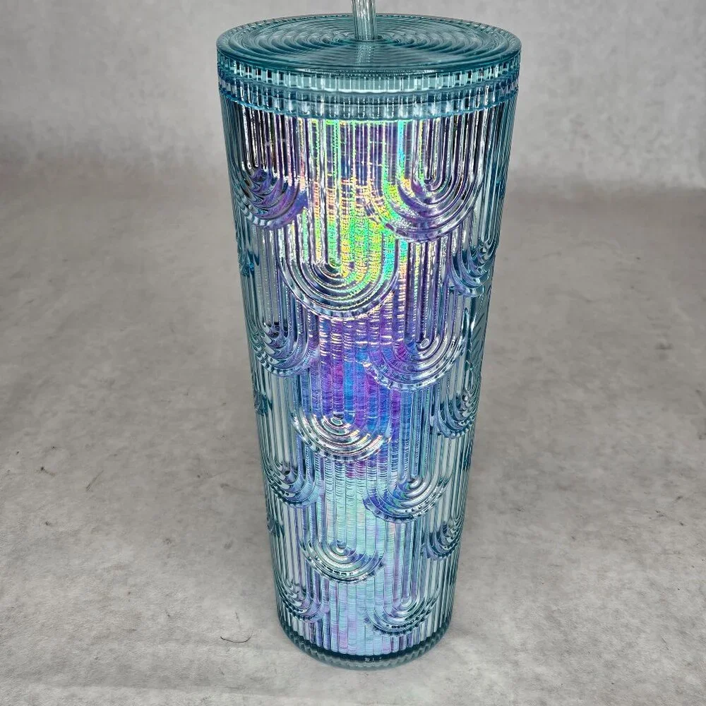 Starbucks Iridescent Mermaid Tumbler with Straw - Picture 5 of 8